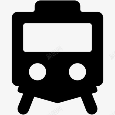 火车旅客列车铁路运输图标图标