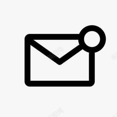 新信件计算机邮件电子邮件图标图标