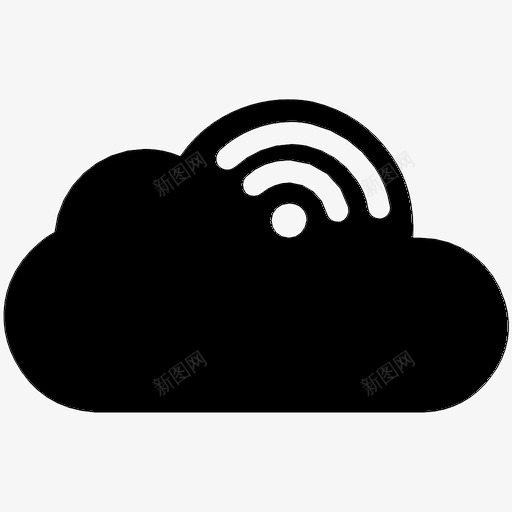 云wifi云网络wifi云图标svg_新图网 https://ixintu.com wifi云 wifi区域 云wifi 云网络 搜索引擎优化和web图标 无线网络