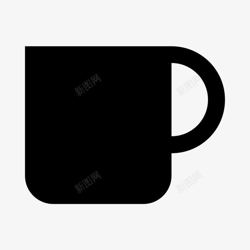 马克杯咖啡饮料图标svg_新图网 https://ixintu.com 咖啡 浓缩咖啡 饮料 马克杯