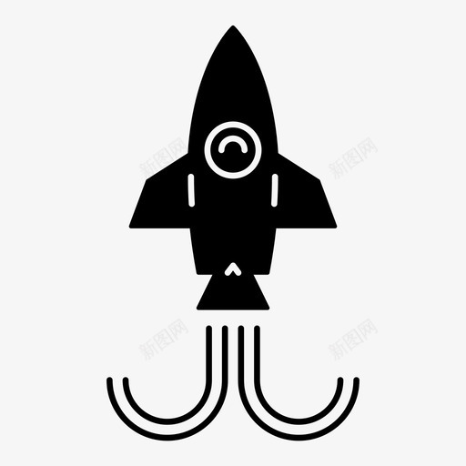 太空船导弹美国宇航局图标svg_新图网 https://ixintu.com 太空船 宇宙飞船 导弹 火箭 美国宇航局