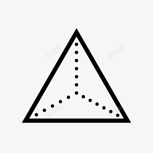 形状几何线条图标svg_新图网 https://ixintu.com 三角形 几何 形状 线条