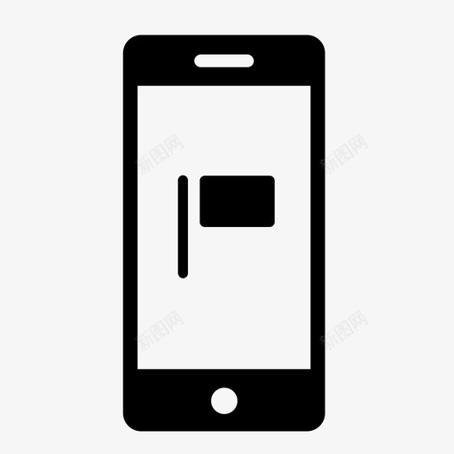 手机标志应用程序标记图标svg_新图网 https://ixintu.com 应用程序 手机收藏夹 手机标志 标记