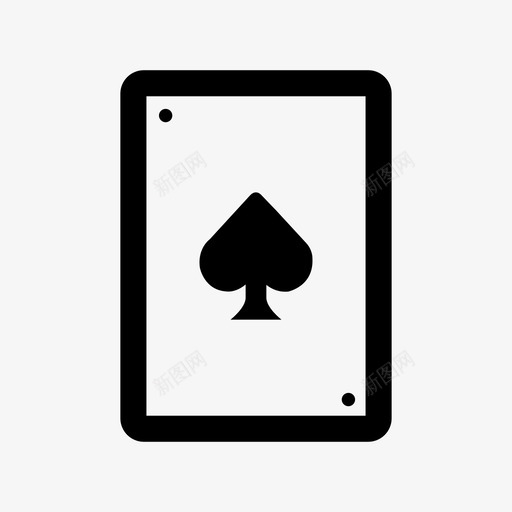 扑克牌赌场扑克图标svg_新图网 https://ixintu.com 扑克 扑克游戏 扑克牌 赌场 黑桃