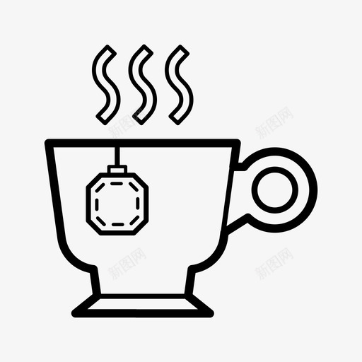 采购产品茶饮料茶包图标svg_新图网 https://ixintu.com 茶包 茶和咖啡 茶杯 采购产品茶 饮料