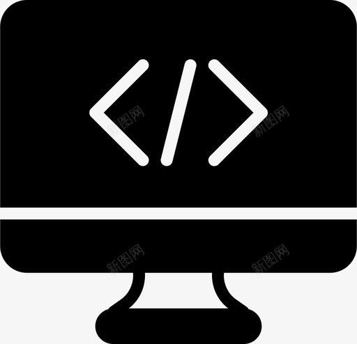 pc编码编码开发图标svg_新图网 https://ixintu.com pc编码 smashicons开发固态 开发 编码 编程