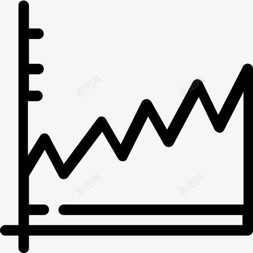 折线图业务图增长图图标svg_新图网 https://ixintu.com 业务图 业务图标 增长图 折线图