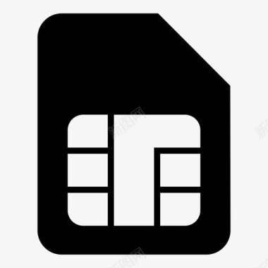 sim卡电话号码提供商图标图标