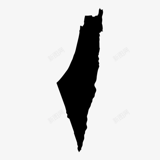 以色列地理耶路撒冷图标svg_新图网 https://ixintu.com 中东 以色列 以色列地图 地图 地理 巴勒斯坦 耶路撒冷