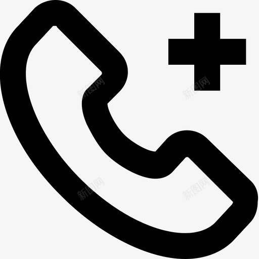 拨打电话添加呼叫帮助热线图标svg_新图网 https://ixintu.com 帮助热线 拨打电话 接受者 添加呼叫 热线 线路基本要素图标集