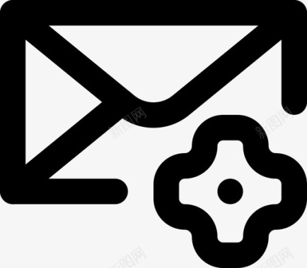 邮件设置通信交互图标图标