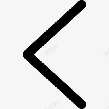 左箭头线符号bigmug线线形图标图标