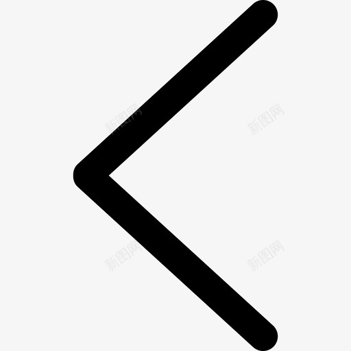 左箭头线符号bigmug线线形图标svg_新图网 https://ixintu.com bigmug线 左箭头线符号 线形