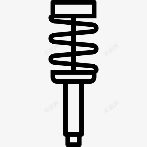 冷饮机汽车减震器图标svg_新图网 https://ixintu.com 冷饮机 减震器 前减震器 恶心的汽车零件 汽车 零件