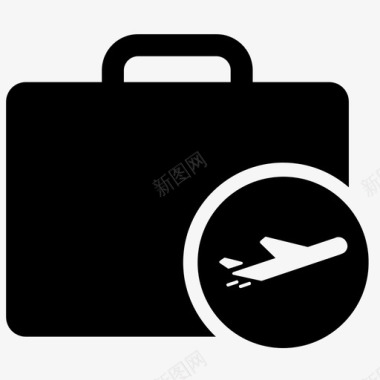 采购产品旅行者商务旅行手提箱图标图标