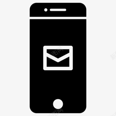移动电子邮件撰写邮件信封图标图标