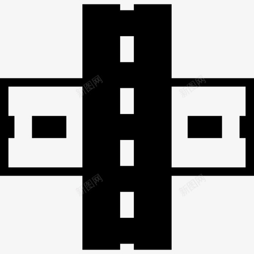 穿越道路运输图标svg_新图网 https://ixintu.com 穿越道路 运输