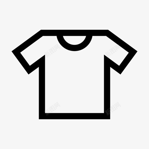 T恤衣服衣服轮廓图标集svg_新图网 https://ixintu.com T恤 衣服 衣服轮廓图标集