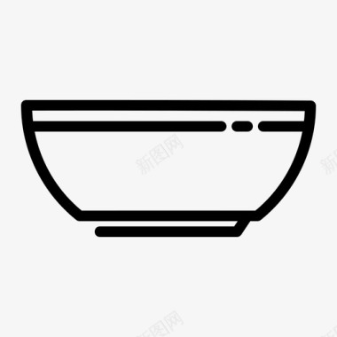 碗容器食物图标图标