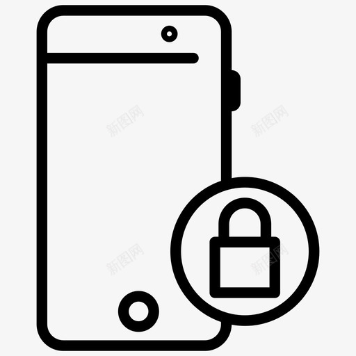 手机锁手机密码锁图标svg_新图网 https://ixintu.com 刷卡解锁 图案锁 密码锁 手机 手机锁 智能手机锁