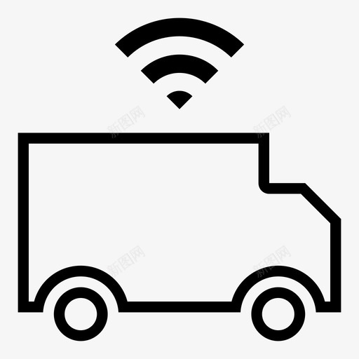 自动卡车无人驾驶卡车自动驾驶图标svg_新图网 https://ixintu.com 卡车wifi 无人驾驶卡车 自动卡车 自动卡车自驱动卡车连接卡车 自动驾驶