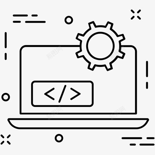 开发cog齿轮图标svg_新图网 https://ixintu.com cog div web开发 开发 杂项图标1 齿轮