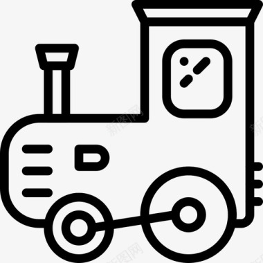 玩具火车婴儿儿童图标图标
