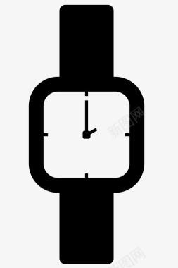 手表两点钟小时图标图标