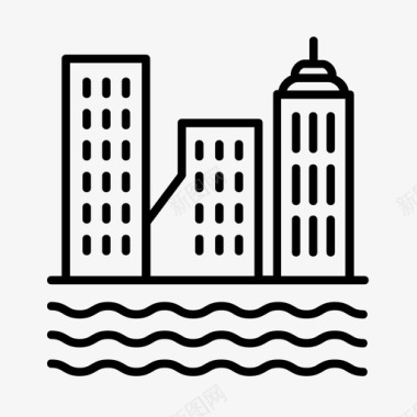 城市澳大利亚建筑图标图标