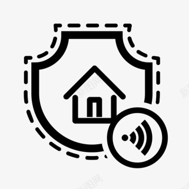 家庭保险网安全wifi共享图标图标