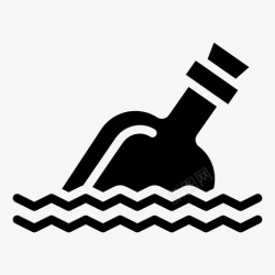 海瓶子瓶子地图信息图标高清图片