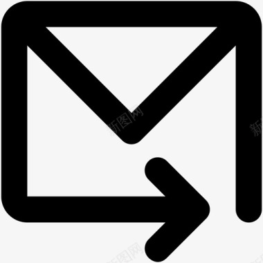 转发电子邮件发件箱回复图标图标