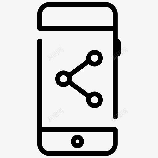 共享手机蓝牙爱克森德图标svg_新图网 https://ixintu.com 共享手机 手机 智能手机 爱克森德 移动电话 蓝牙