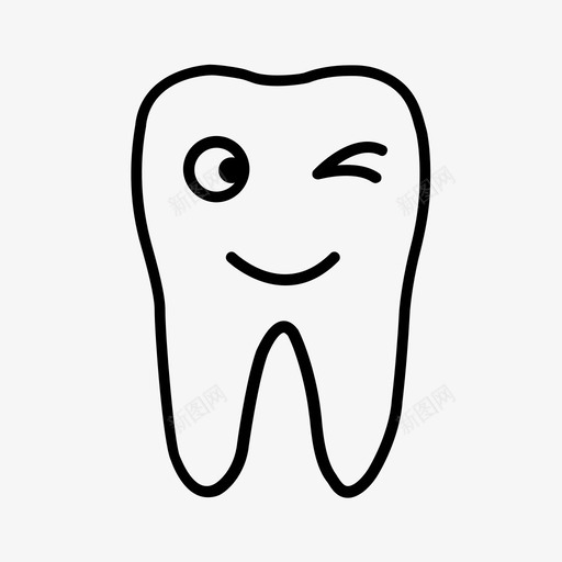 牙齿健康口腔图标svg_新图网 https://ixintu.com 健康 口腔 牙齿