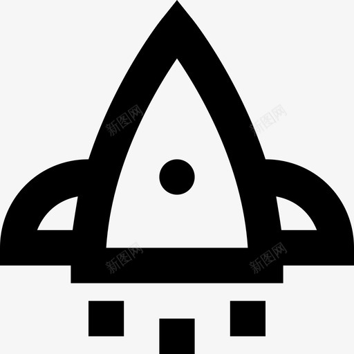 导弹探索火箭图标svg_新图网 https://ixintu.com 一套线要素图标2 太空旅行 太空船 导弹 探索 火箭