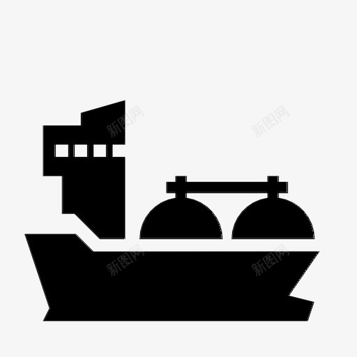 货船液体液体气体图标svg_新图网 https://ixintu.com 气体 液体 船只 货船液体