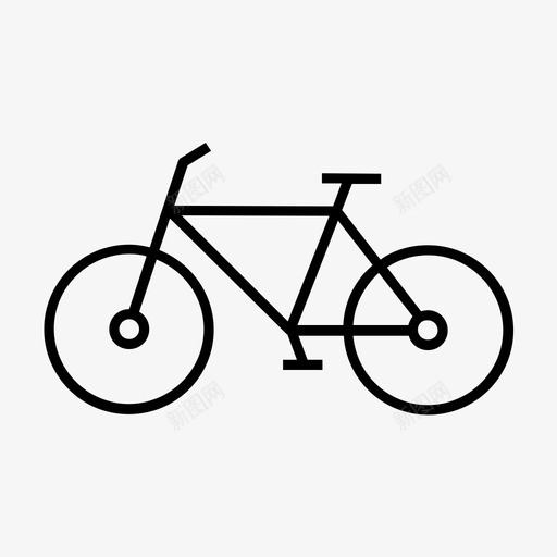 自行车骑乘交通工具图标svg_新图网 https://ixintu.com 交通工具 自行车 车辆 骑乘