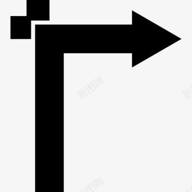 右箭头箭头道路图标图标