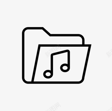 文件夹音乐文件夹歌曲文件夹声音图标图标