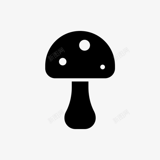 蘑菇鹅膏魔法图标svg_新图网 https://ixintu.com 户外 自然 自然和户外 蘑菇 魔法 鹅膏