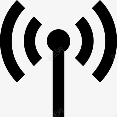 wifi塔天线信号塔图标图标