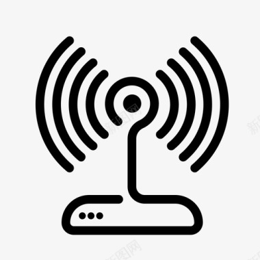 无线调制解调器网络信号图标图标