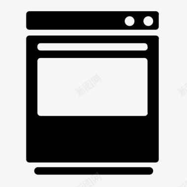 烤箱烘焙烹饪图标图标