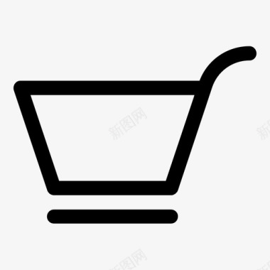 购物车电子商店电子商务图标图标