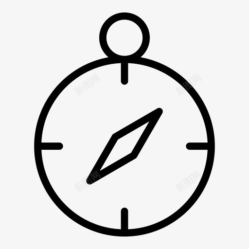 指南针浏览器导航图标svg_新图网 https://ixintu.com 地图导航大纲 导航 指南针 旅游 浏览器