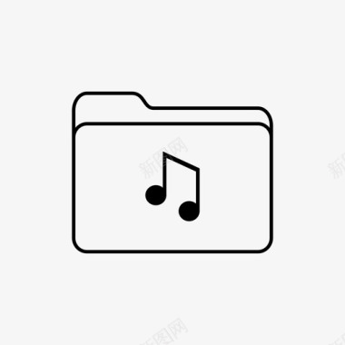 音乐文件夹音频文件文件夹图标图标