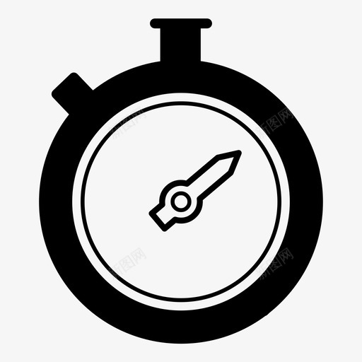 秒表计时器时间表图标svg_新图网 https://ixintu.com 时间 时间表 秒表 计时器