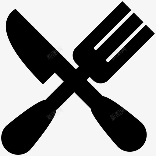 餐具餐食食物图标svg_新图网 https://ixintu.com 厨房 银器 食物 餐具 餐厅 餐食