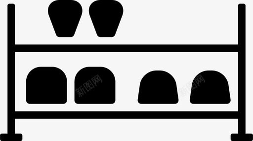鞋架入口鞋类图标图标
