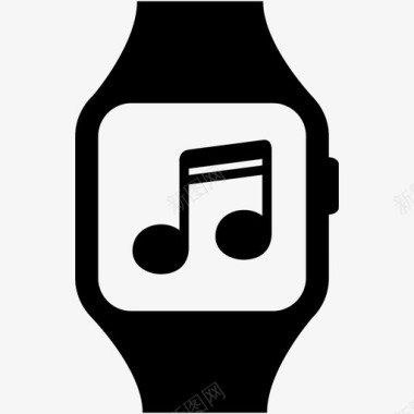智能手表苹果音乐图标图标